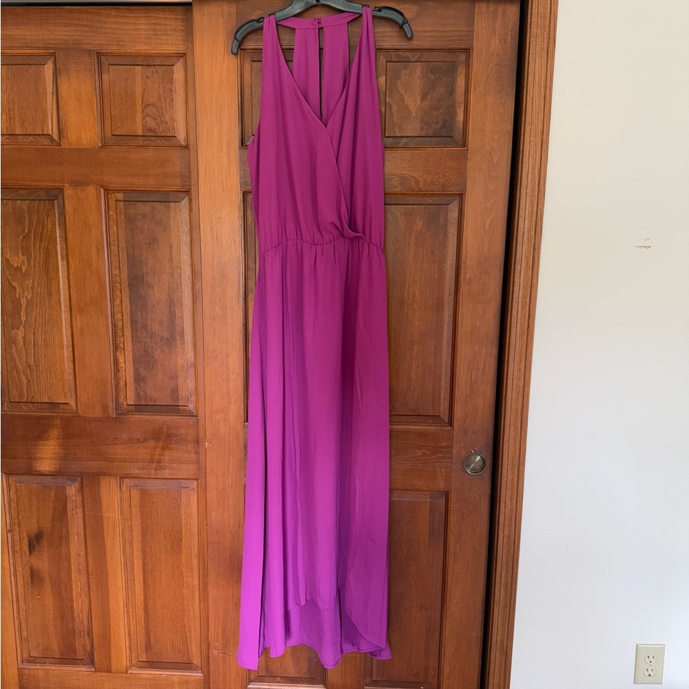 NWT Krisa Purple Maxi Dress